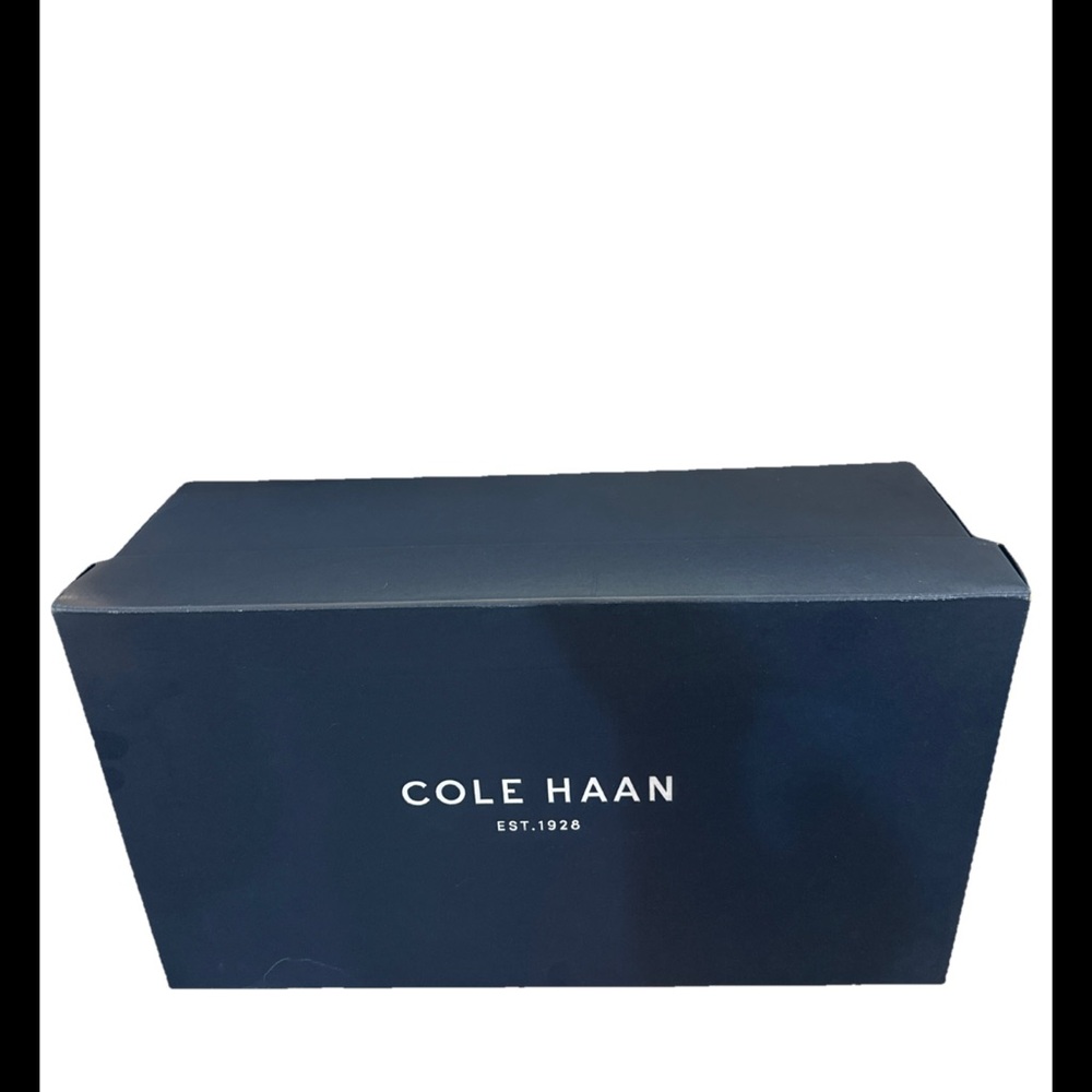 Cole Haan Empty Shoe Replacement Box 13.5x7.75x5” Dark Navy Tissue Paper